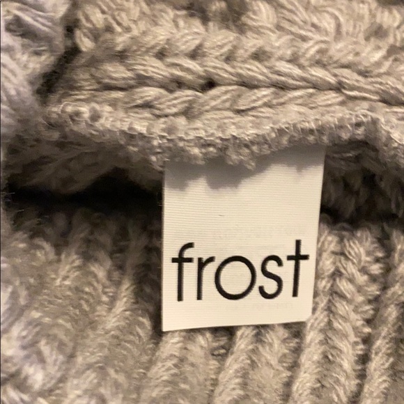 “FROST”  SLOUCHY BEANIE “Gray” “NWOT” Never Worn - Picture 3 of 3